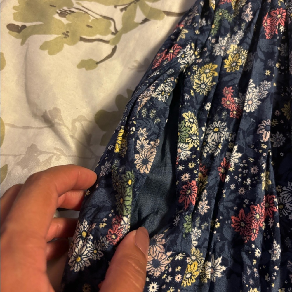 Flower linen dress - Picture 4 of 5